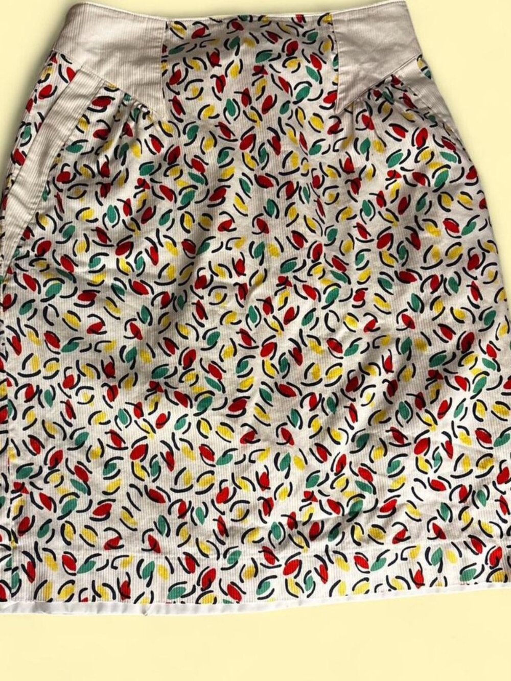 Vintage Arnold Palmer Multicolored Lined Skirt, Size Small